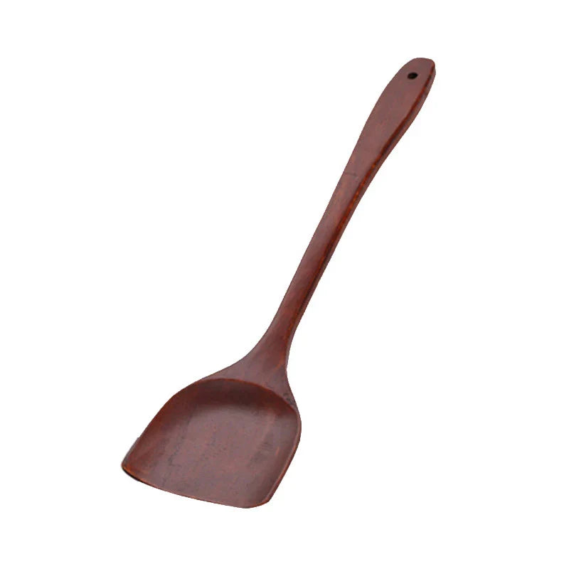 Wooden Shovel Long Handle Wooden Spatula Long Rice Spatula Kitchen Cooking Utensil