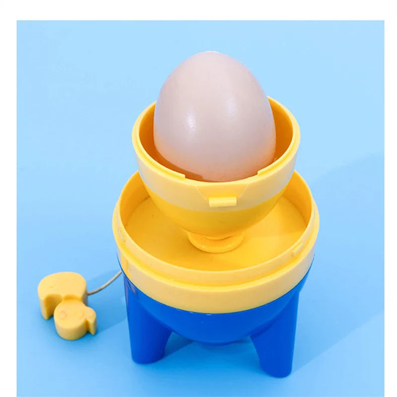 Egg Yolk Shaker Gadget Manual Mixing Golden Whisk Eggs Spin Mixer Stiring Maker Puller Cooking Baking Tools Kitchen Accessories