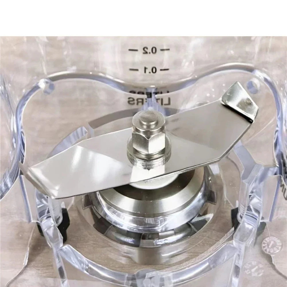 Multi-Founctional Blender Cup, With Blade Lid On The Bottom, Compatible For Hamilton Beach HBH550/650/850 Blender Ice Crusher Ju