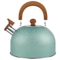 2.6QT Tea Kettle Stainless Steel Whistling Tea Kettle Flat-bottomed Boiling Water Kettles Stovetop Water Boiler for Home Kitchen