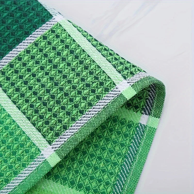 3-Pack, 38Cm*65Cm, Soft and Absorbent Kitchen Towels, with Colorful Checkered Pattern Dishcloths, Suitable for Drying Dishes and Household Use, Machine Washable, Stylish Dish Towels, Modern Design, High-Quality Weaving, Multi