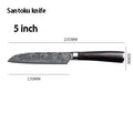 Japanese Damascus kitchen knives Laser Dapattern chef knife Sharp Santoku Cleaver Slicing Utility Knives tool EDC  3"inch  5"i