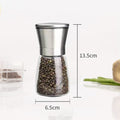 Pepper Grinder 2 in 1 Stainless Steel Manual Salt and Pepper Mill Grinder Spice Shakers Kitchen Tools Accessories for Cooking