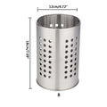Stainless Steel Kitchen Cooking Utensils Holder Crock Drainer Flatware Caddy Cutlery Organizer Tableware Storage Serving Tool